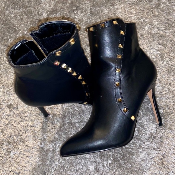 Catherine Malandrino Shoes - Black Stiletto Heel Boots